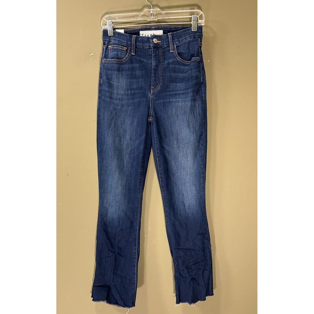 Frank & Eileen Killian High Rise Flare Crop Jeans Sz 27 (26x27) Goldilocks Fit